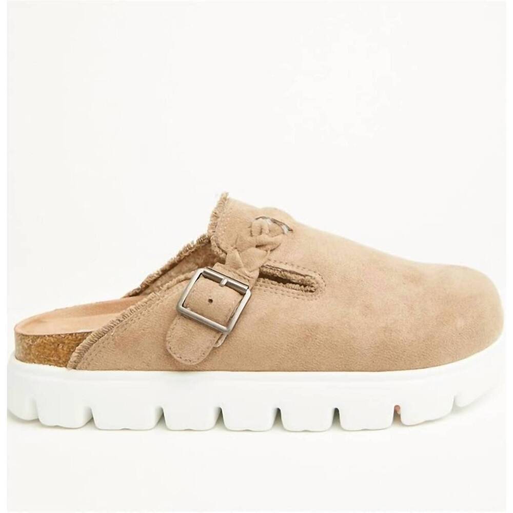 NEW VERY G women's cali slip-on casual clog in taupe - Picture 2 of 5
